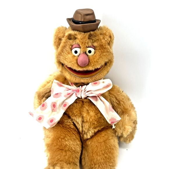 VINTAGE FOZZIE BEAR MUPPETS PLUSH DOLL JIM HENSON Direct Connect Intl 12” 1989 - Picture 3 of 8